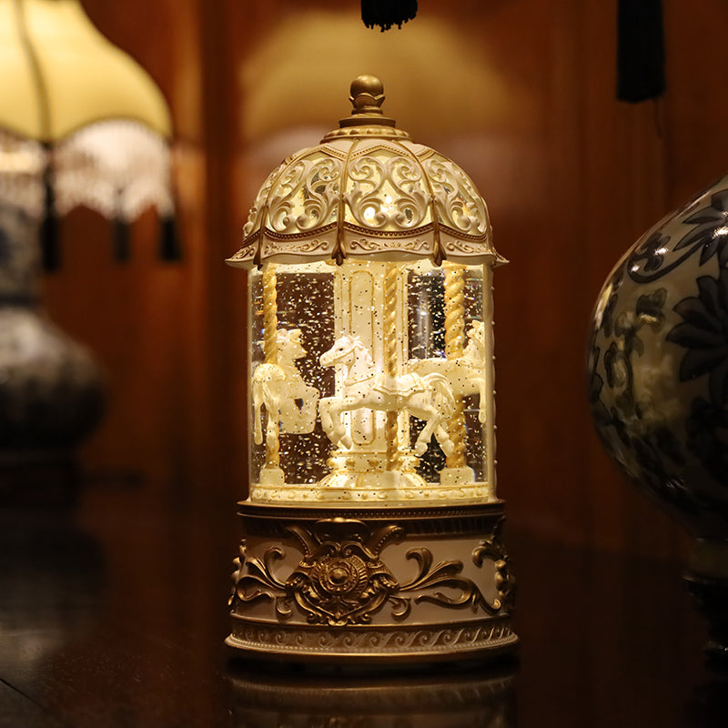 Carousel Water Lantern Music Box