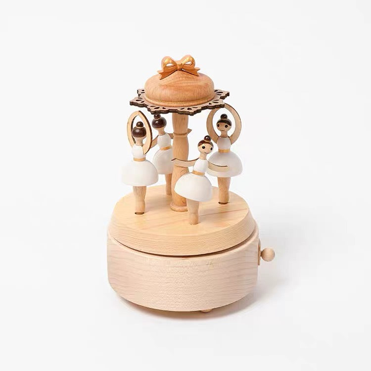 Ballerina girl spinning music box