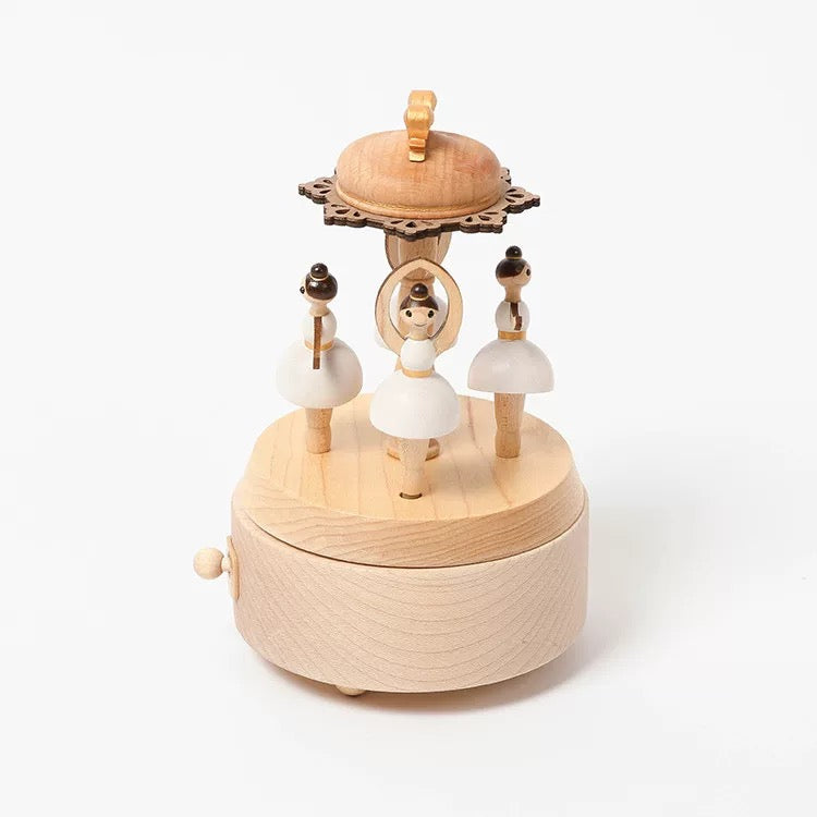 Ballerina girl spinning music box