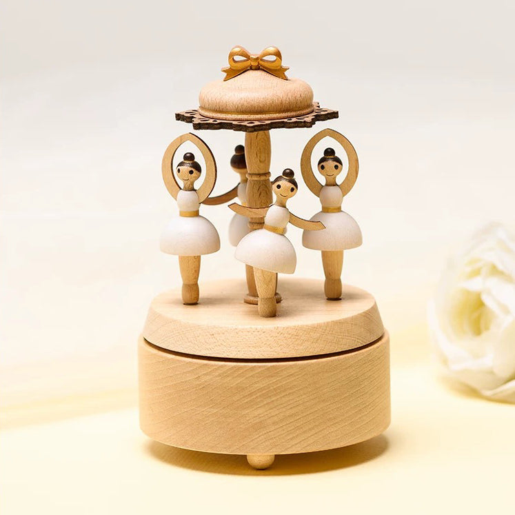 Ballerina girl spinning music box