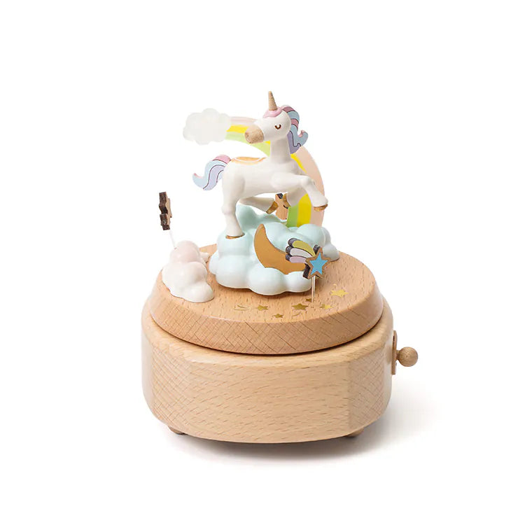 Rainbow Unicorn Night Light Music Box